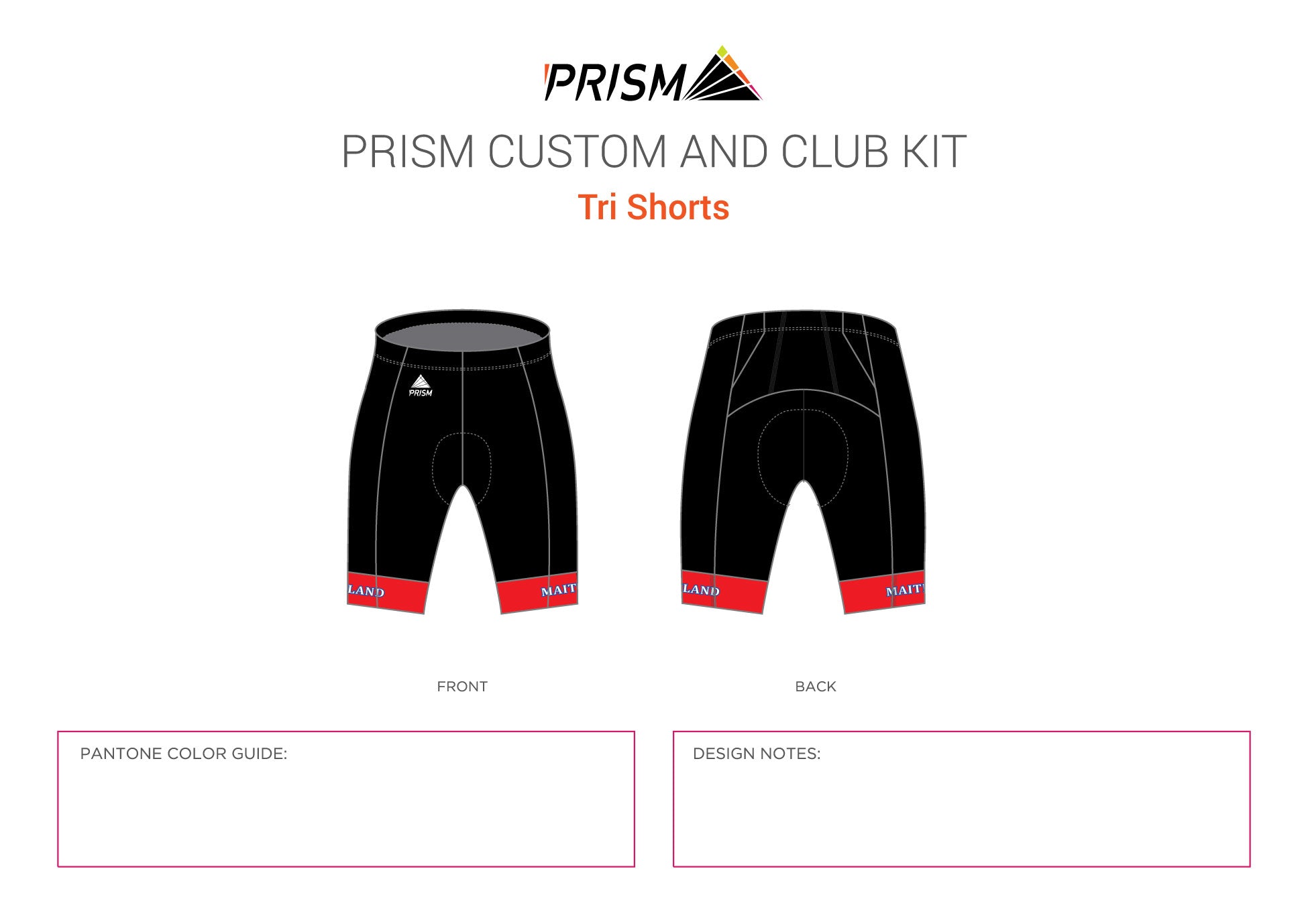 Men's Tri Shorts