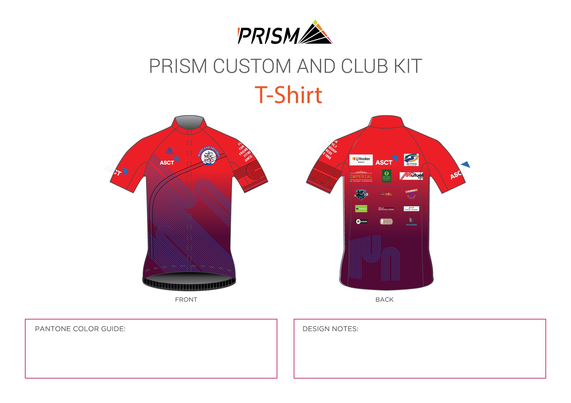 Maitland Tri Club Juniors Sizing Shirt