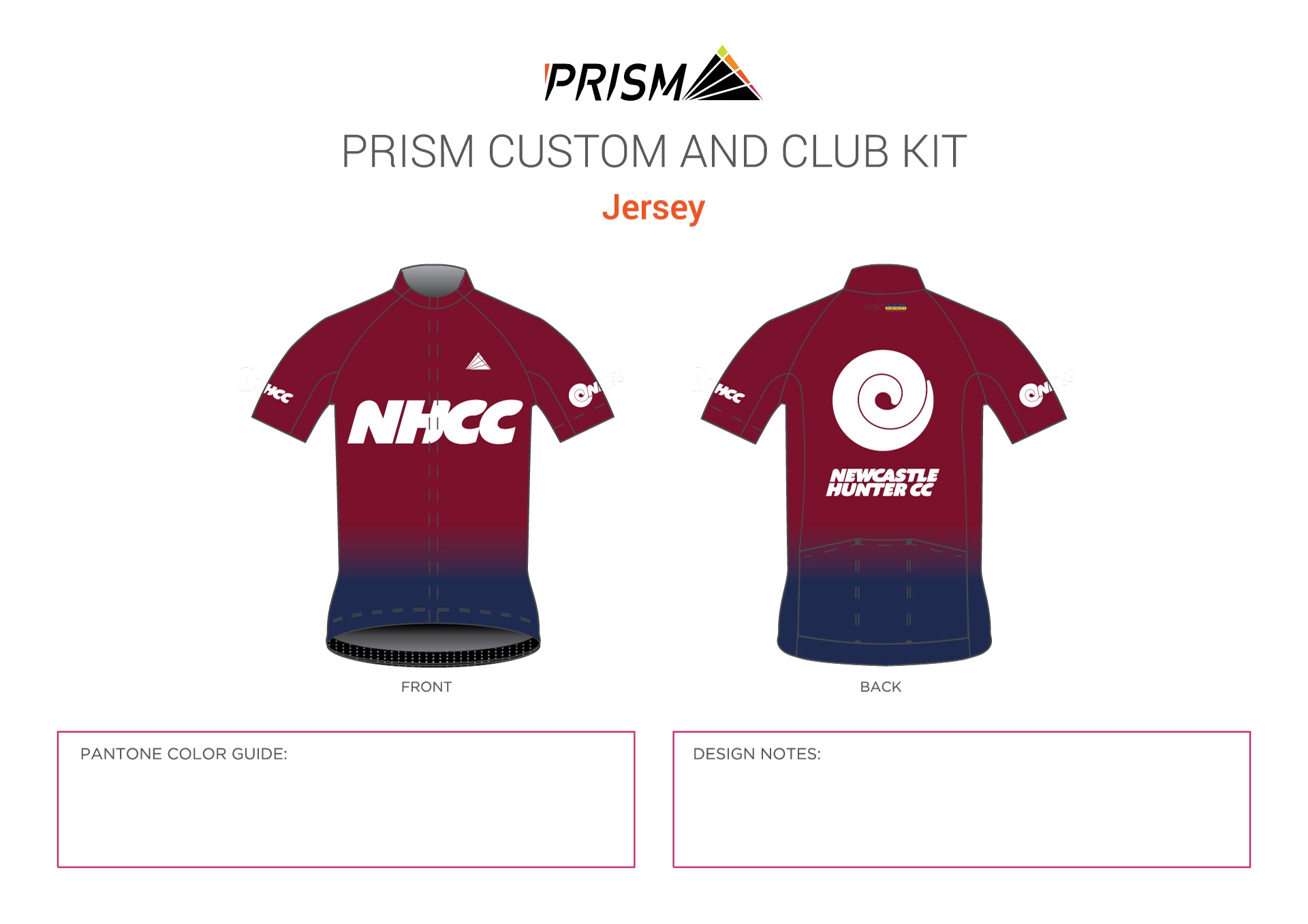 Men's Spring Classics Jersey - Race Cut - With Race Number Pocket-Maroon Edition