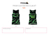 TRT Men's Running Tank - Black Lightning