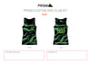 TRT Women's Running Tank - Black Lightning