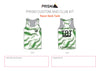 TRT Men's Running Tank Racer Back - White Lightning