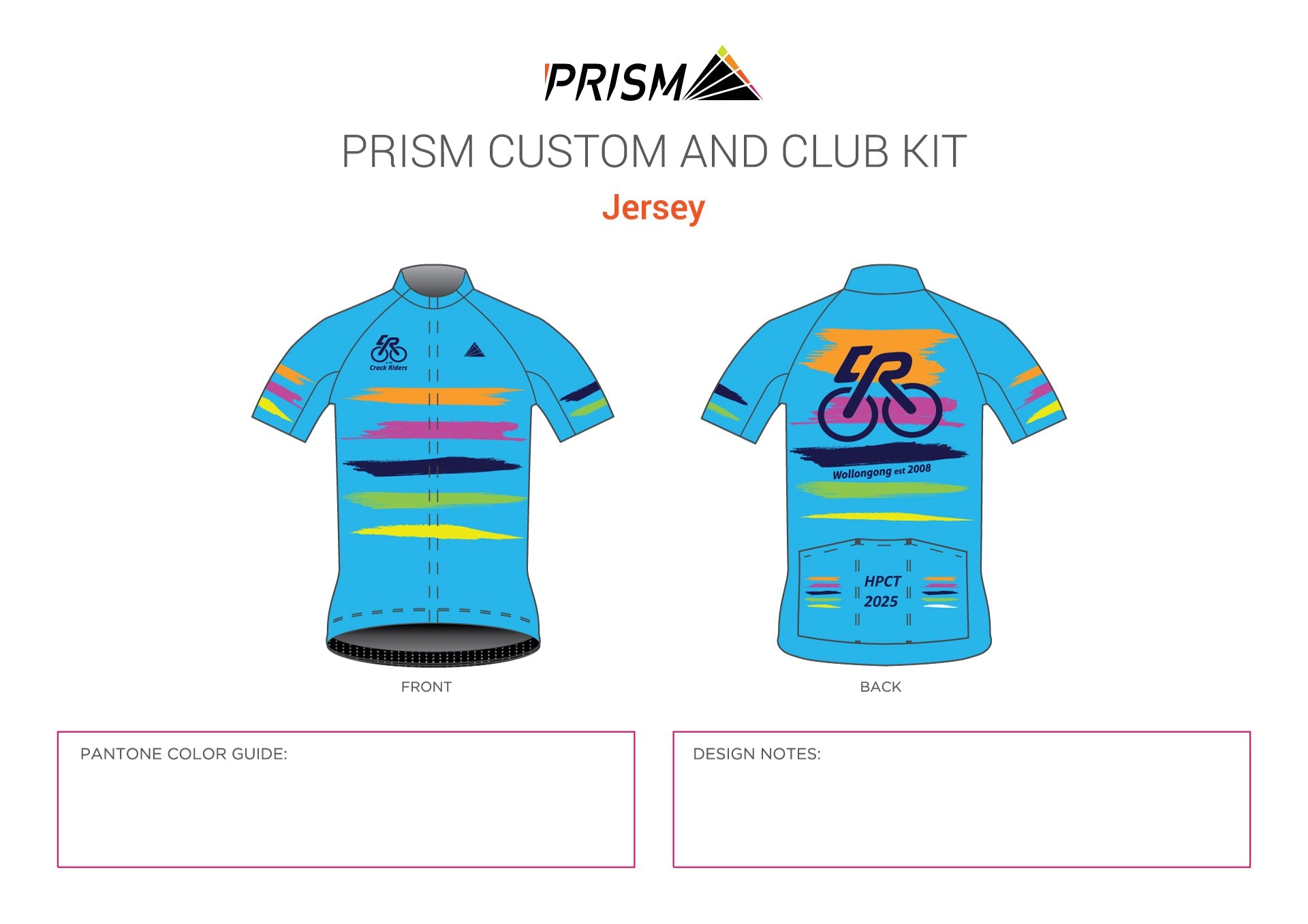 Men's Spring Classics Jersey - Relaxed Cut - Pale Blue