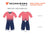 Men's Skunkworx Crit Suit - Blackbird Short Sleeves-Progressive Peach Edition