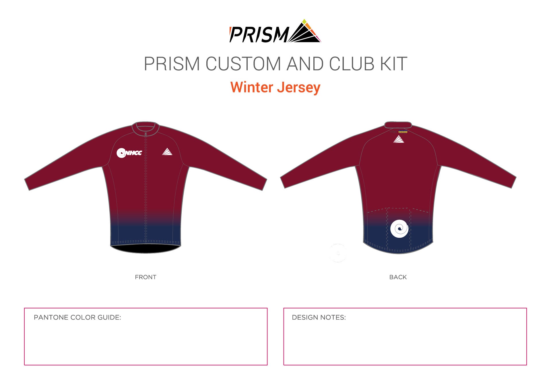 Men's Grand Tour Winter Jersey-Maroon Edition