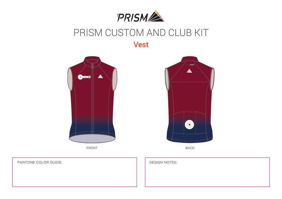 Men's Grand Tour Vest-Maroon Edition