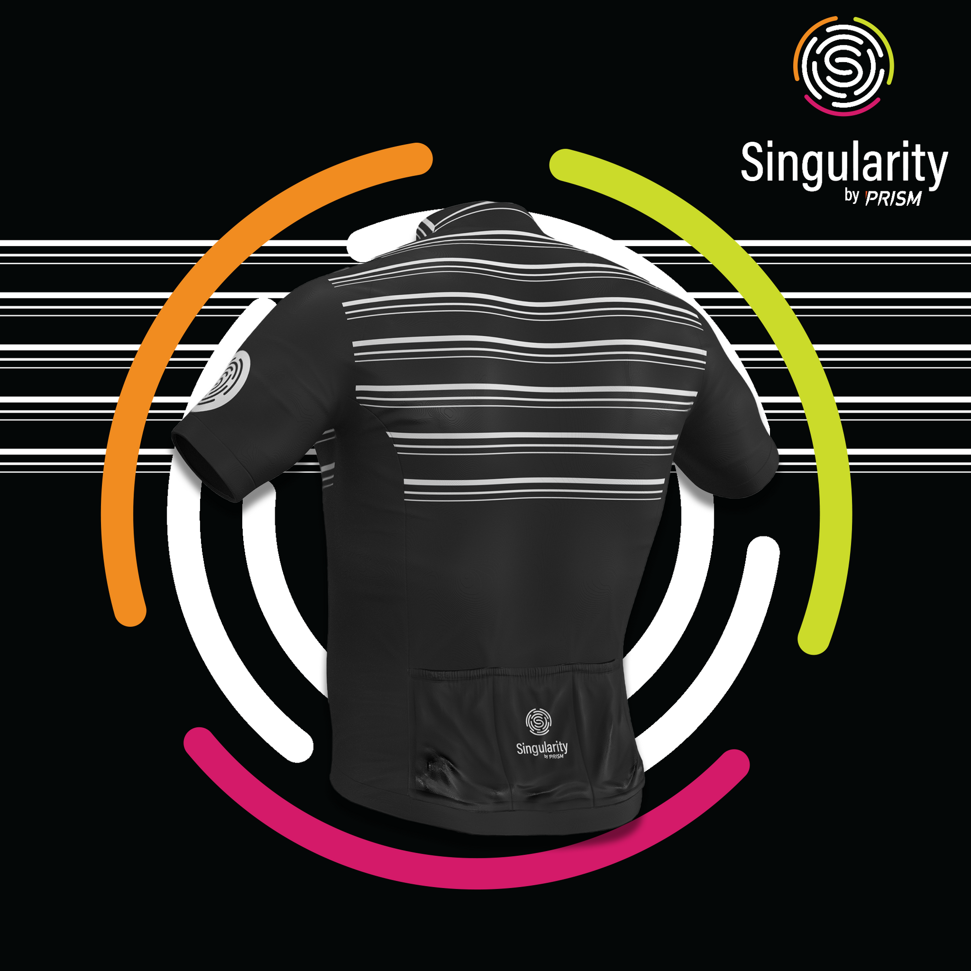 Women's Singularity Black Chesty Triple Stripe