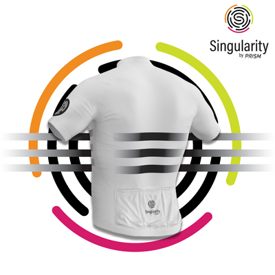 Men's Singularity White Eastern Bloc 3 Three Stripe Fade