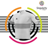 Men's Singularity White Half Stripe