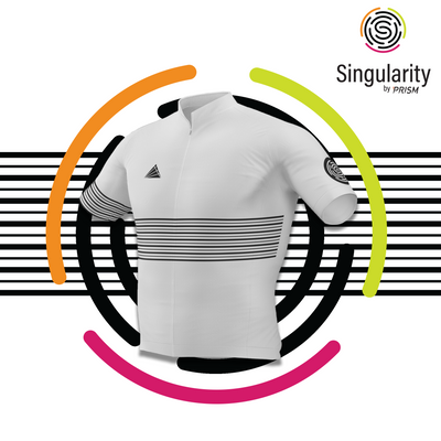 Men's Singularity White Half Stripe