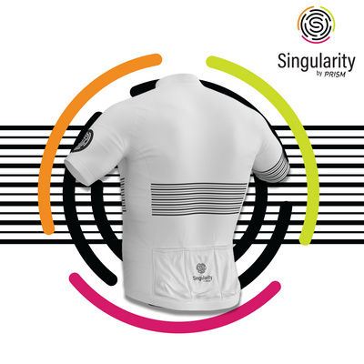 Men's Singularity White Half Stripe