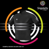 Men's Singularity Black Eastern Block 3 Stripe Fade