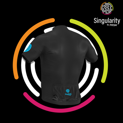 Men's Singularity Block Electric Blue Logo