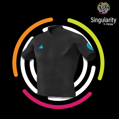 Men's Singularity Block Electric Blue Logo