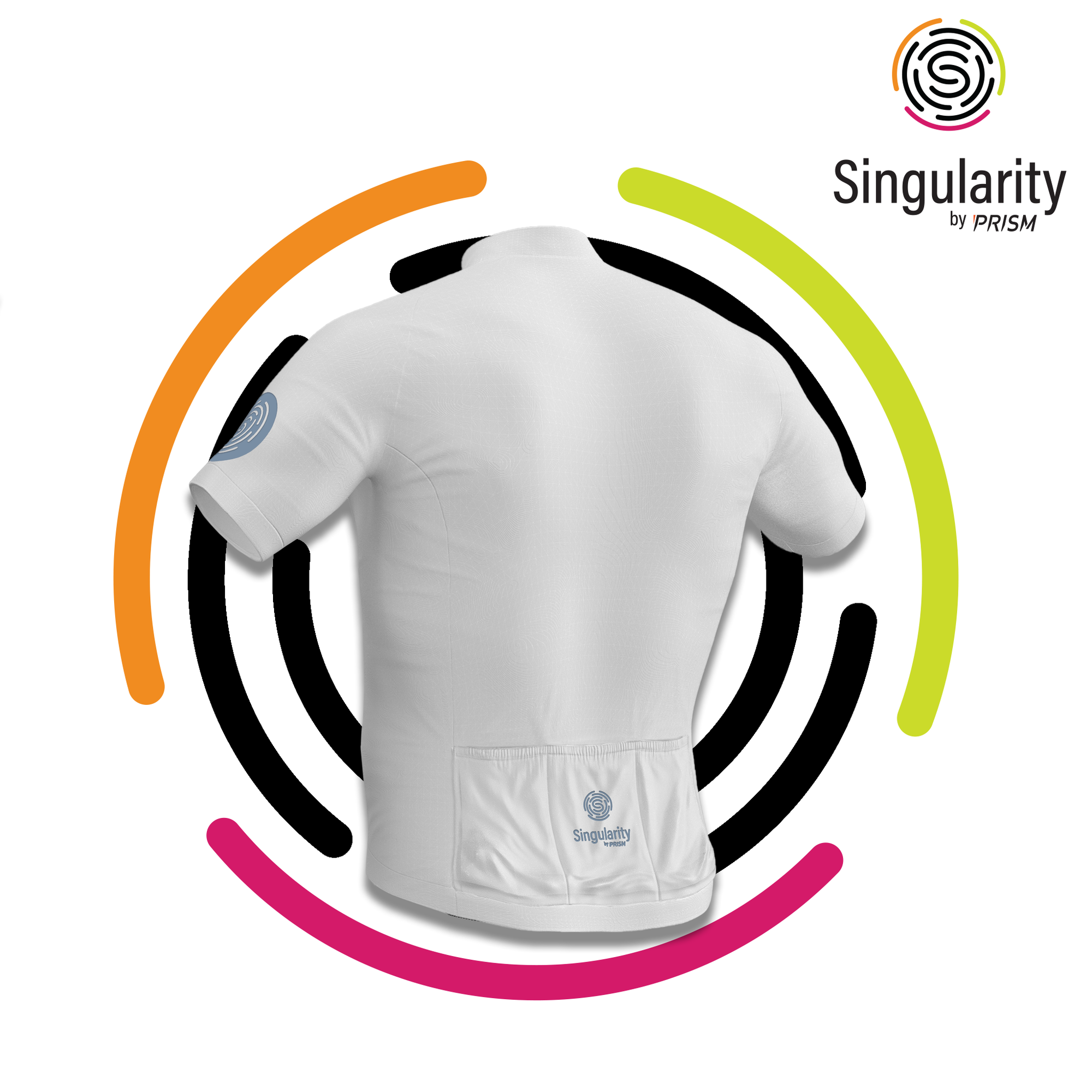 Men's Singularity Block Faded Denim Logo