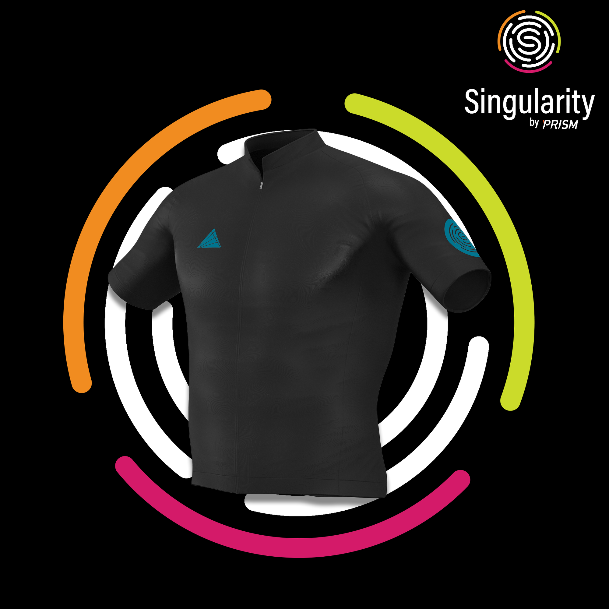 Men's Singularity Block Mosaic Blue Logo