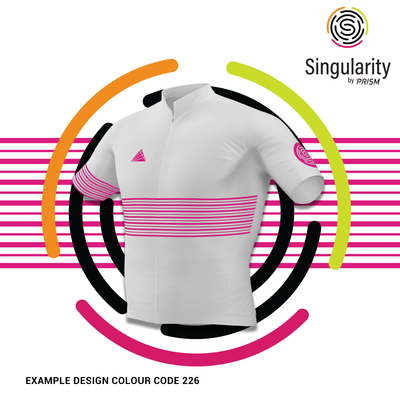 Men's Singularity White Half Stripe