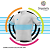 Men's Singularity White Half Stripe