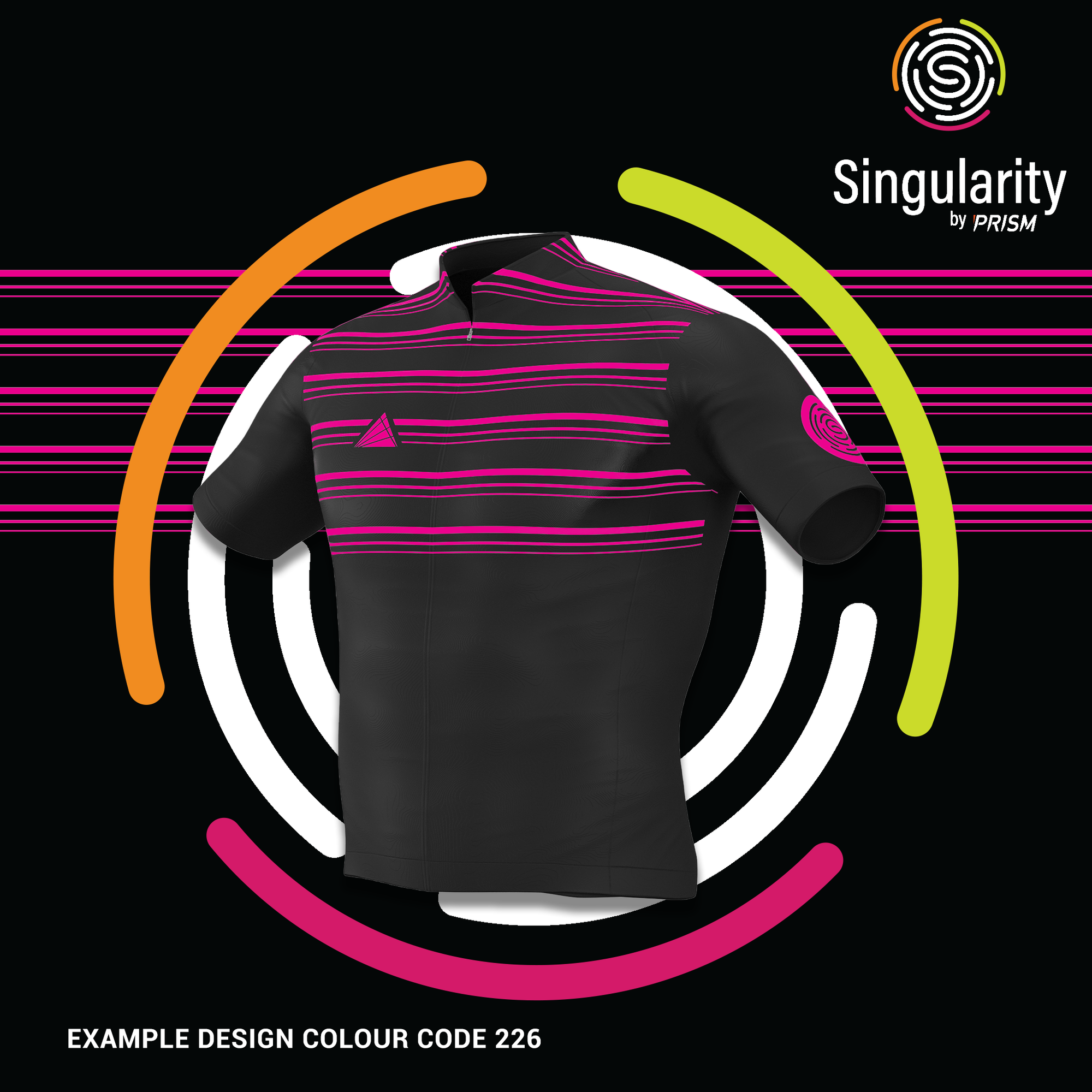 Women's Singularity Black Chesty Triple Stripe