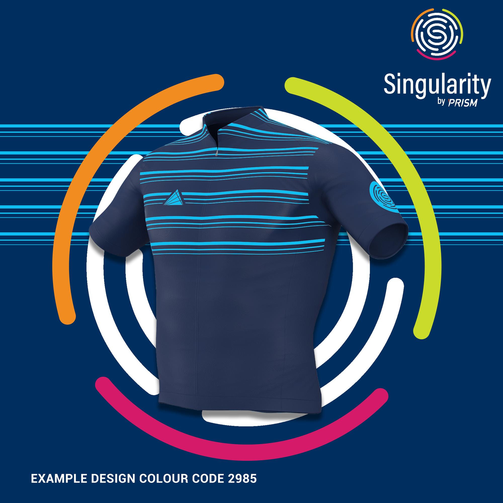 Men's Singularity Navy Chesty Triple Stripe