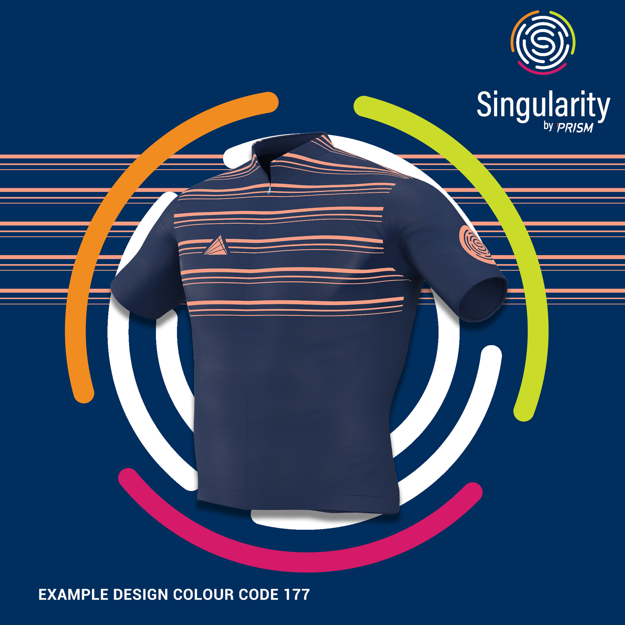Men's Singularity Navy Chesty Triple Stripe