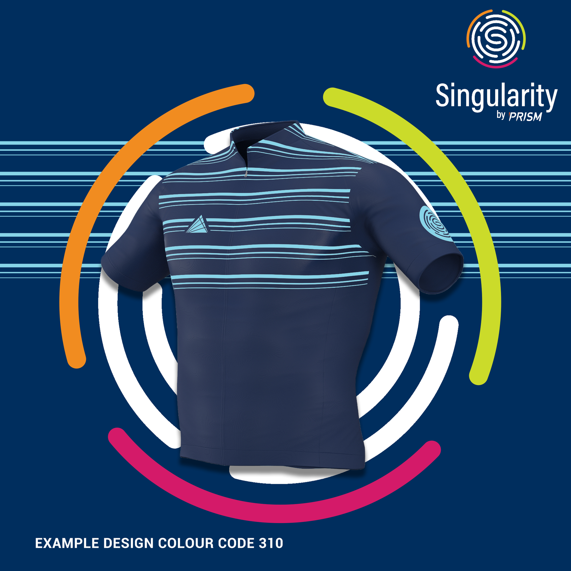 Men's Singularity Navy Chesty Triple Stripe