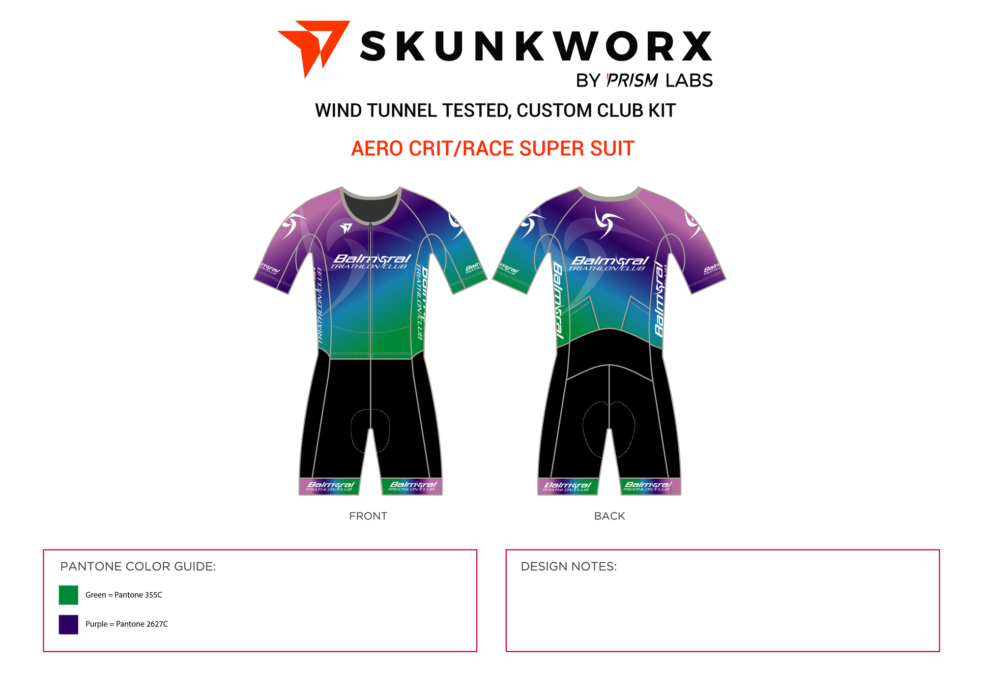 Men's Skunkworx Tri Super Suit - Short Sleeves