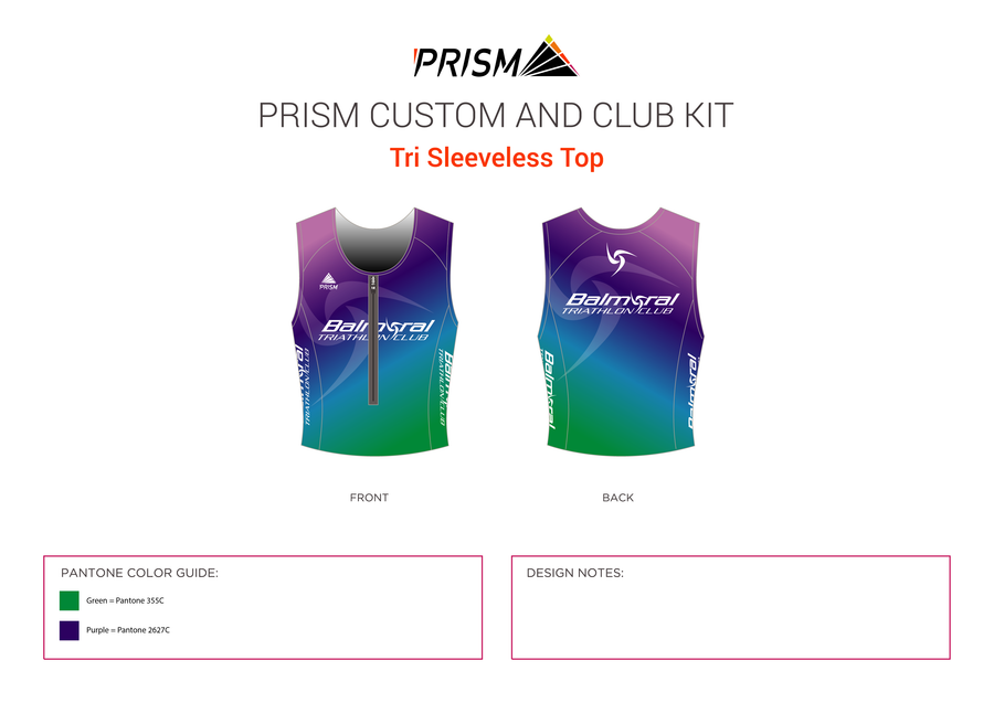 Men's Sleeveless Tri Top