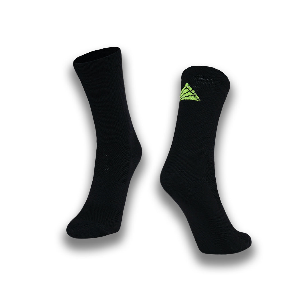 Black and Fluorescent Chartreuse Logo