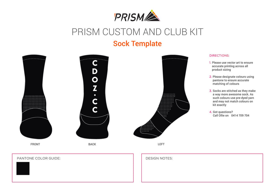 3 Pack of Prism Socks