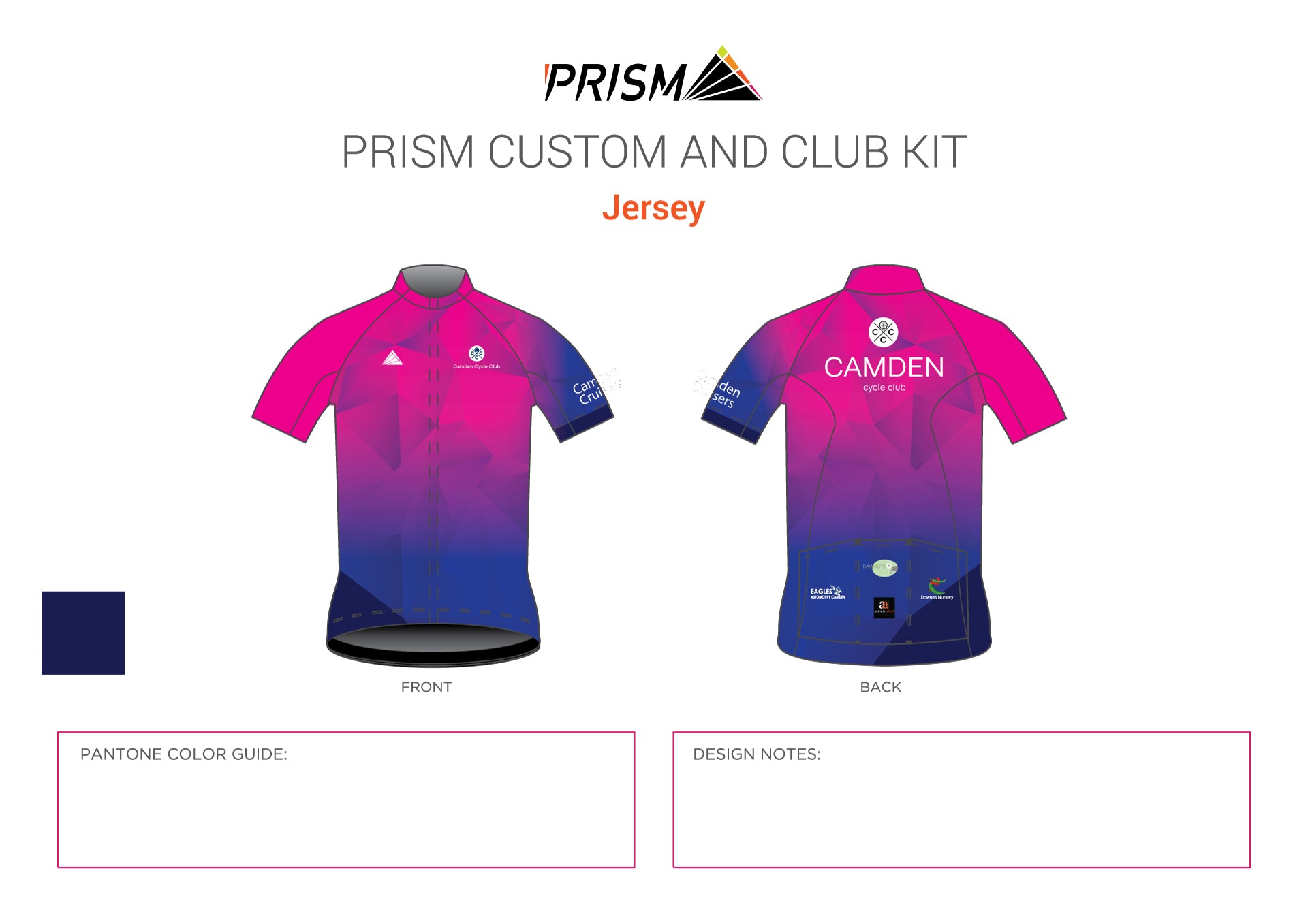 Men's Camden Cruisers Pink Navy