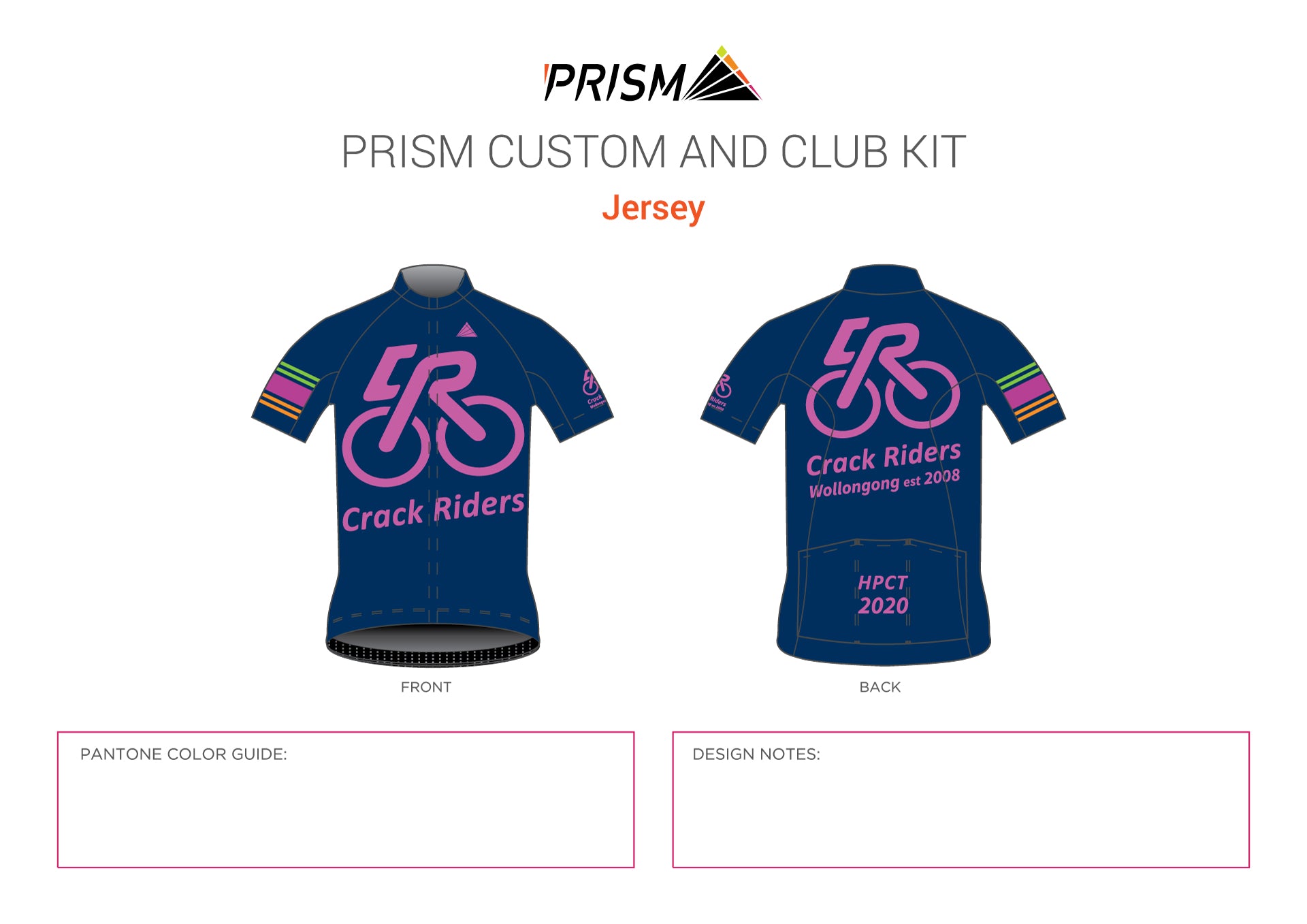 Pink Men's Spring Classics Jersey