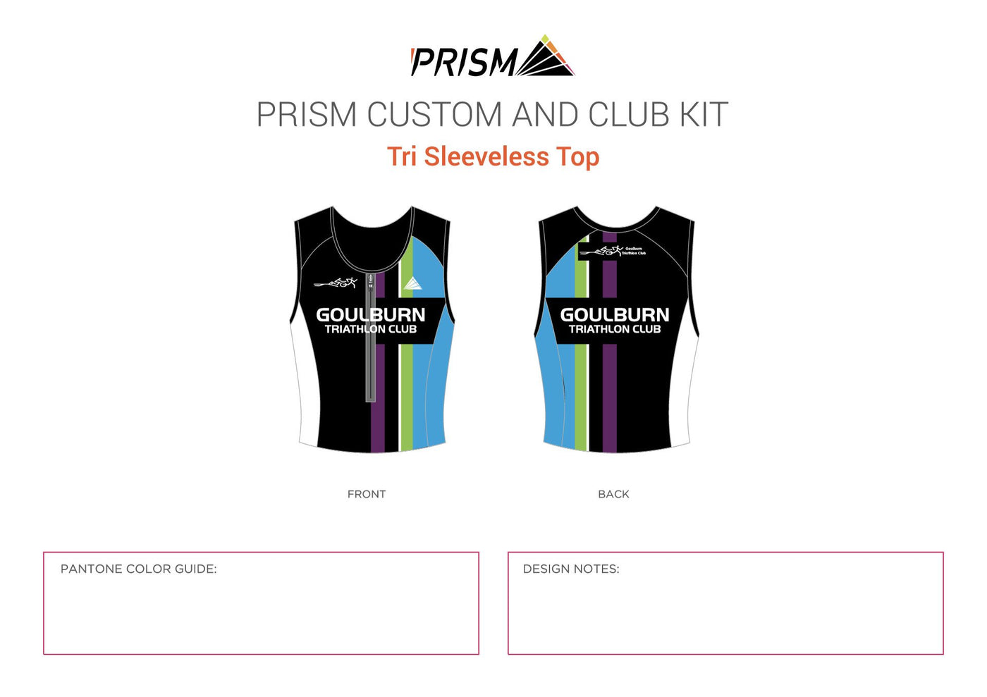 Men's Sleeveless Tri Top