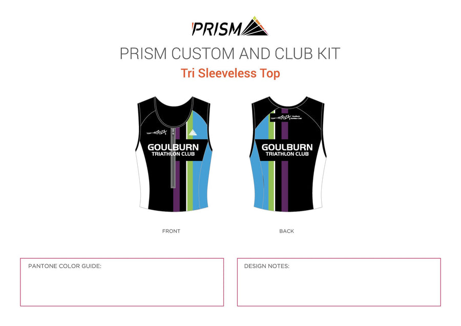 Men's Sleeveless Tri Top