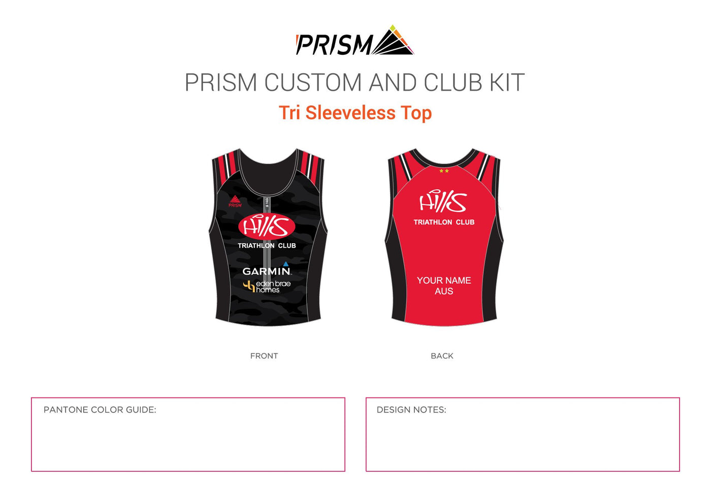 Men's Sleeveless Tri Top