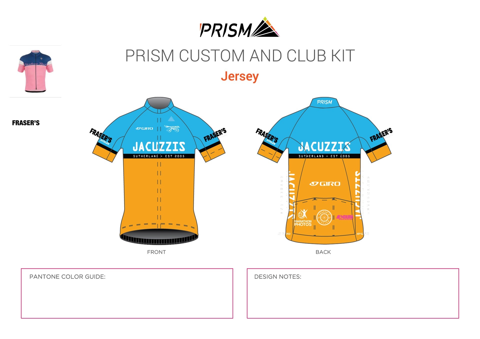Men's Spring Classics Jersey - Race