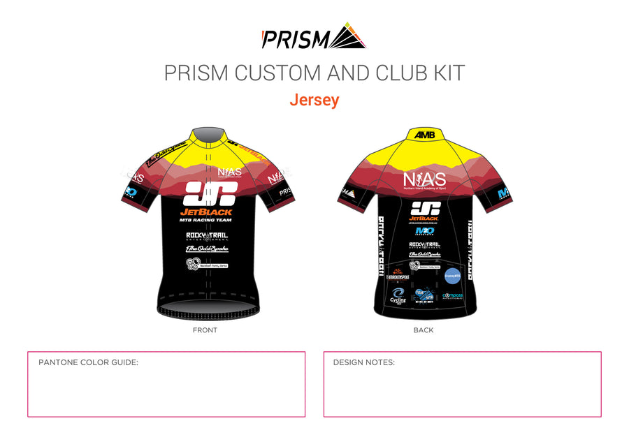Nias Men's Grand Tour Enduro 3/4 Sleeve Length Jersey