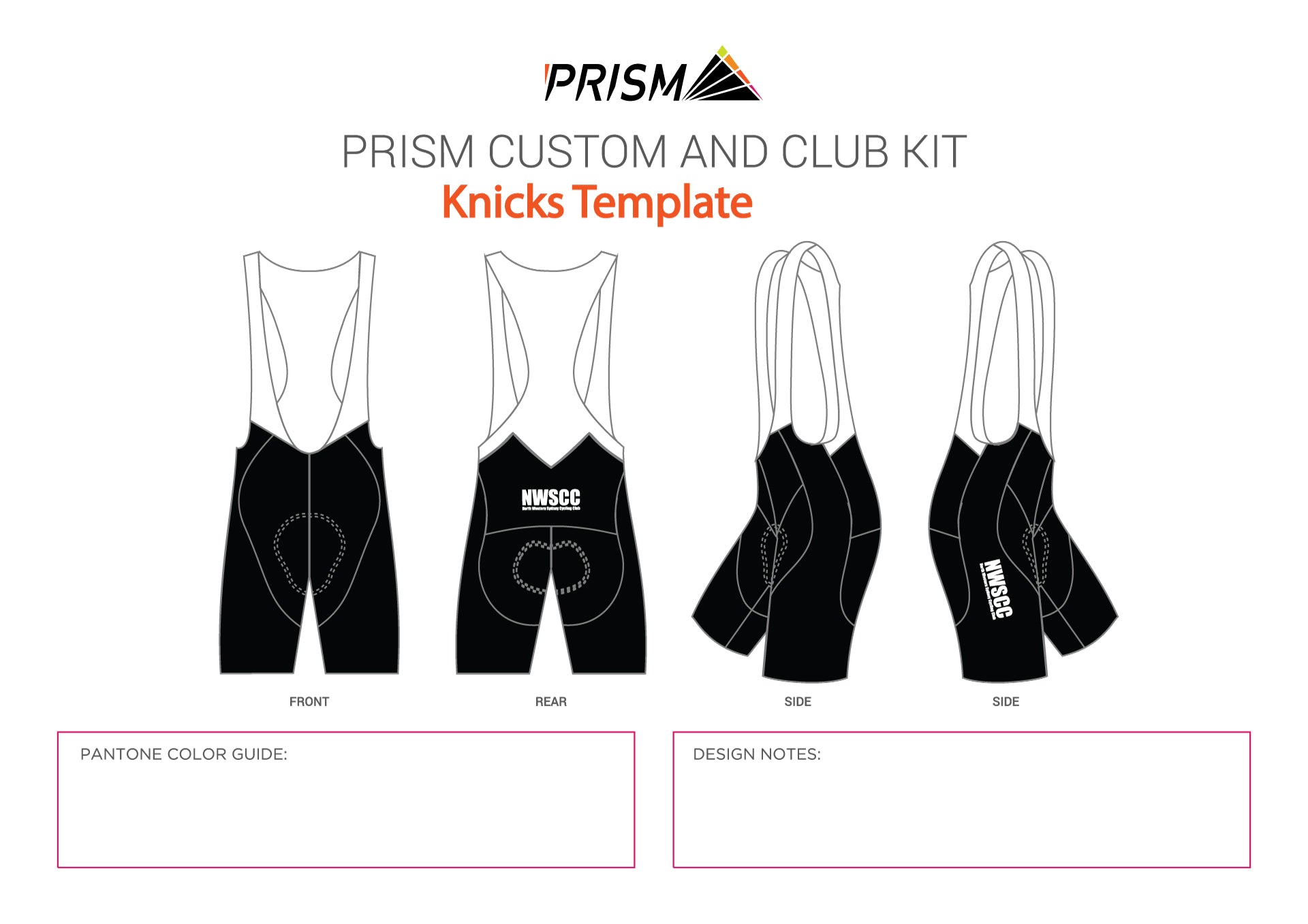 NWSCC Men's Grand Tour Knicks - Laser Cut Grippers