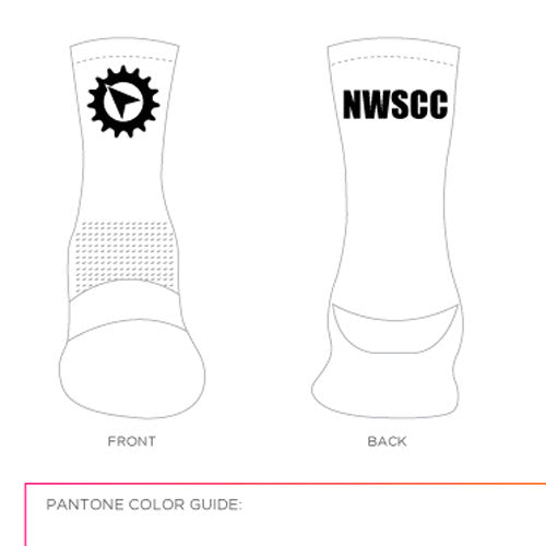 White NWSCC Sock