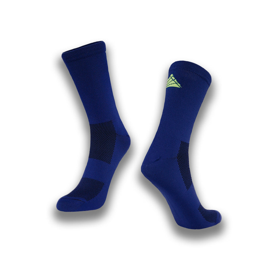 Navy and Fluorescent Lime Logo