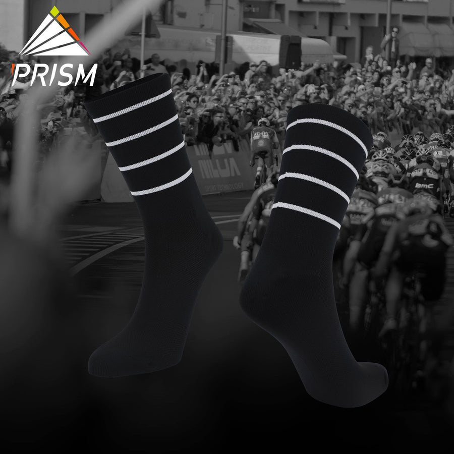 Black Seafarer Stripe Sock