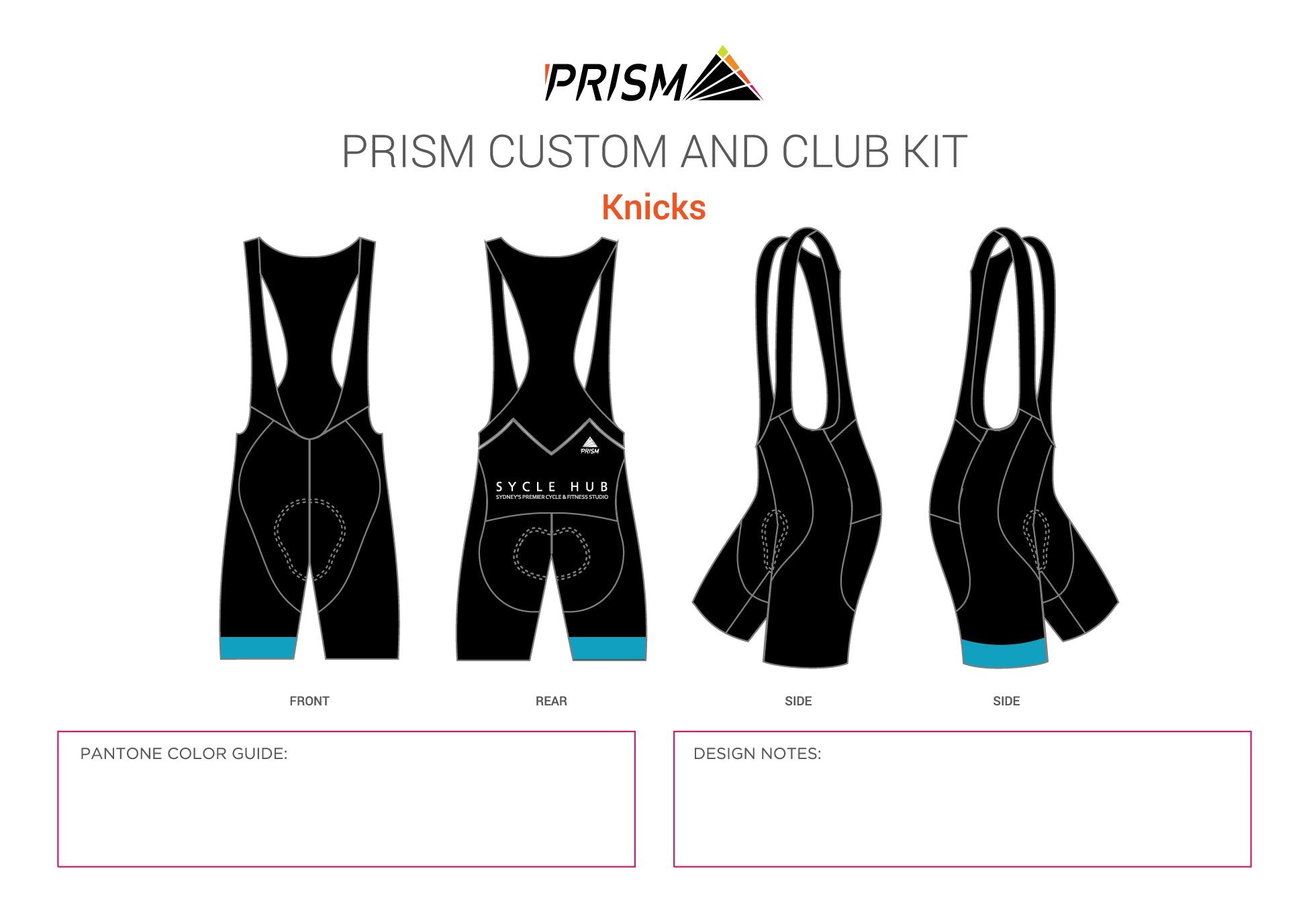 Sycle Hub Men's Grand Tour Knicks -Laser-cut  Gripper