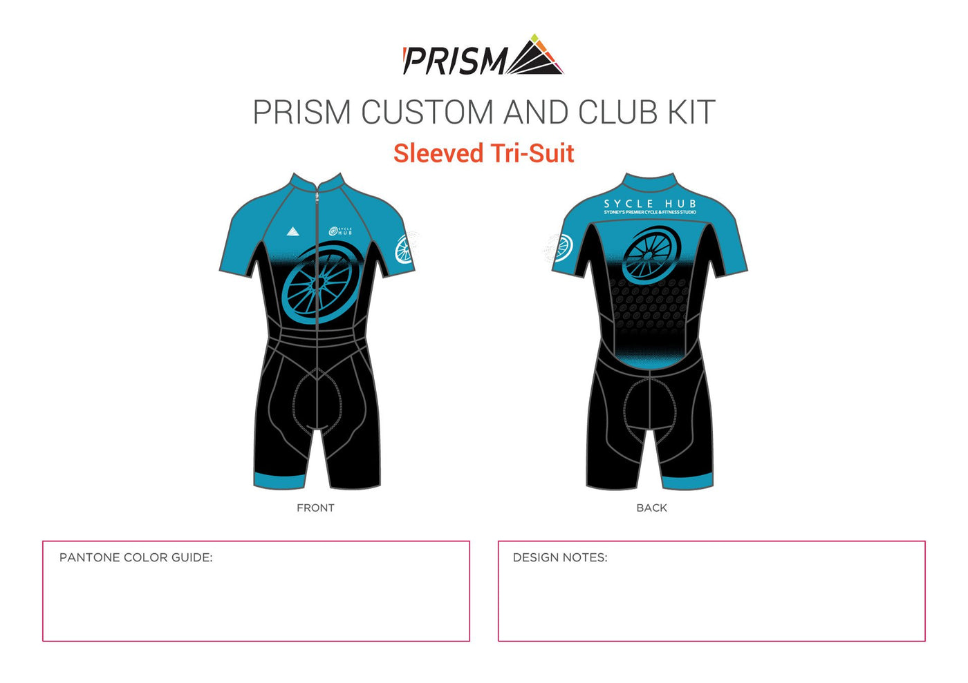 Men's Sycle Hub Endurance Sleeved Tri-Suit