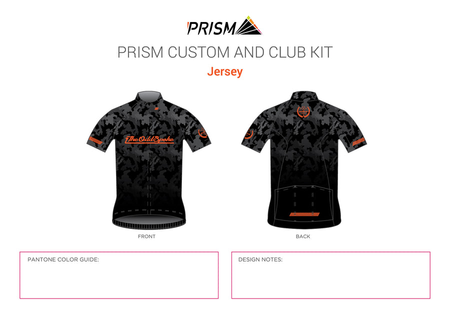 The Odd Spoke Men's Grand Tour Jersey