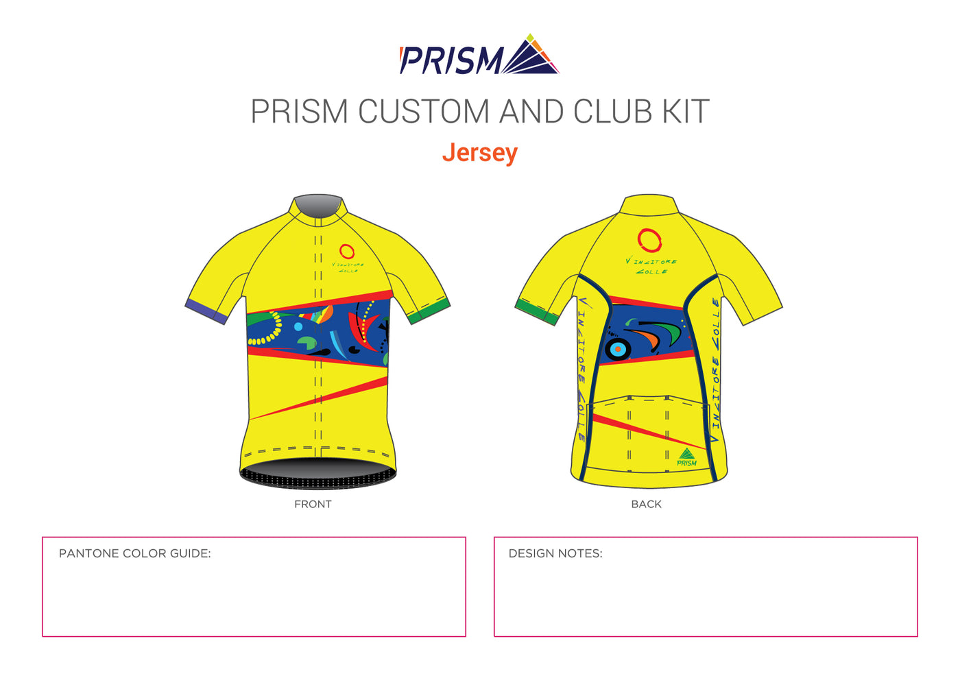 Men's Spring Classics Jersey - Relaxed Cut - Fluro Edition
