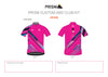 Women's Low Collar Grand Tour Jersey - Pink Design